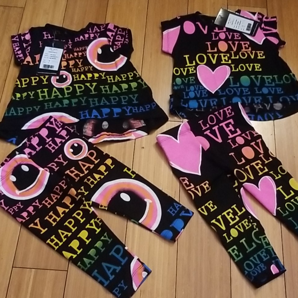 Flower by zoe happy and love set